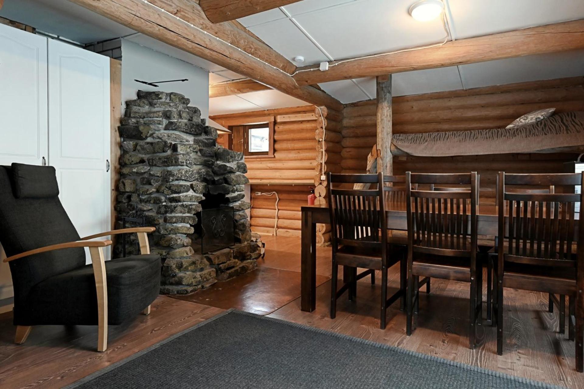 Classic Log Cabin Ski-In Ski-Out レヴィ 部屋 写真